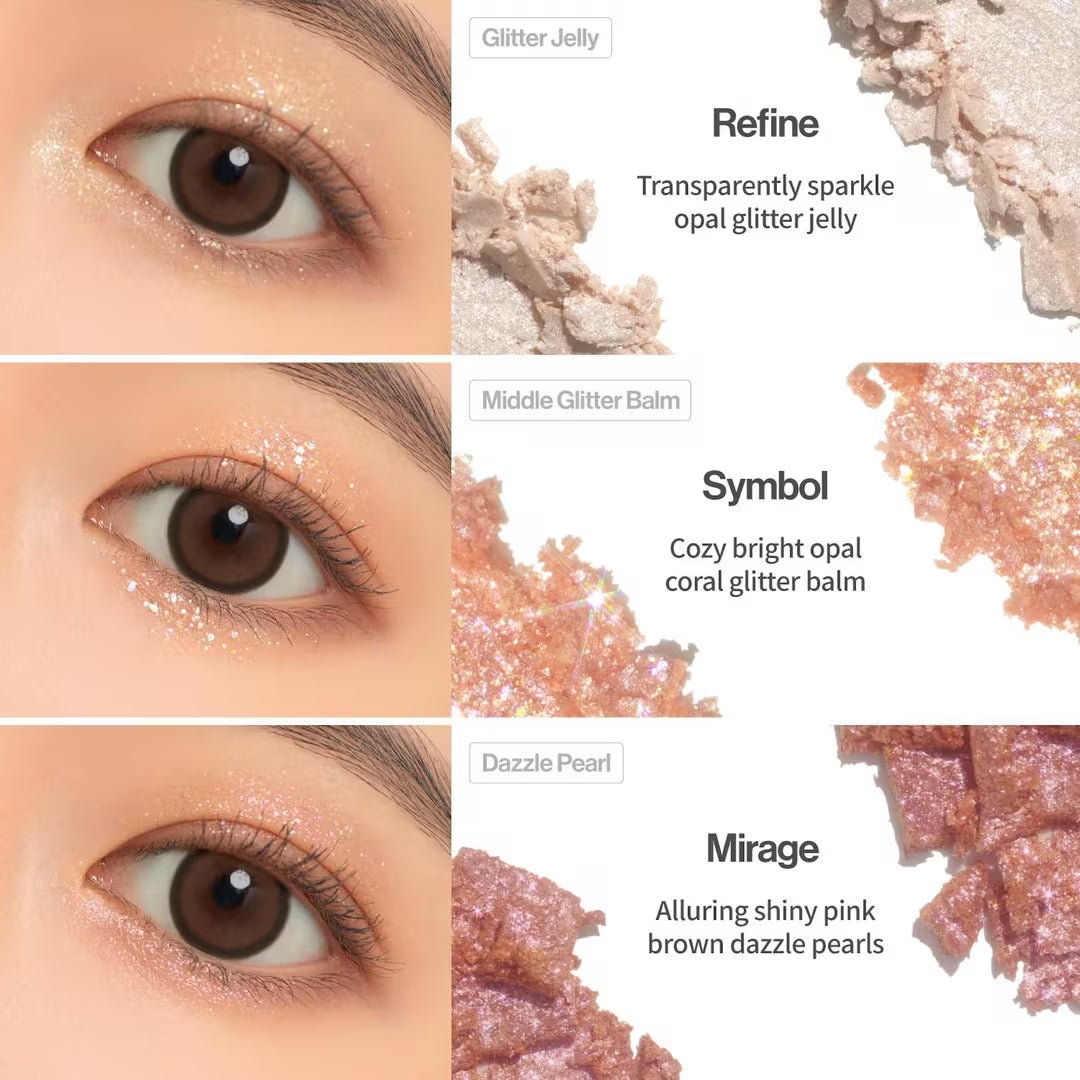 UNLEASHIA - Glitterpedia Eye Palette | Paleta de sombras para ojos