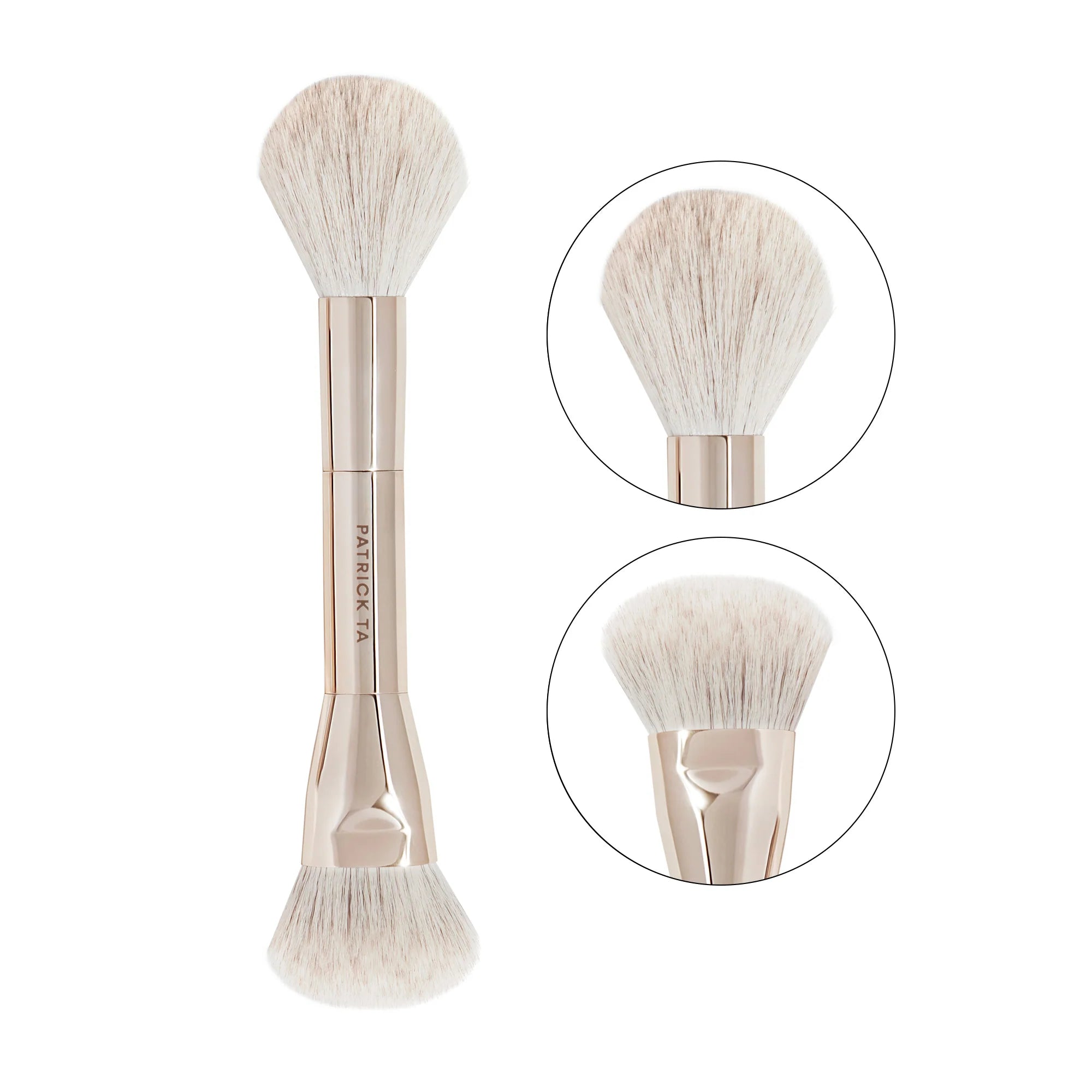 PATRICK TA DUAL-ENDED BLUSH BRUSH