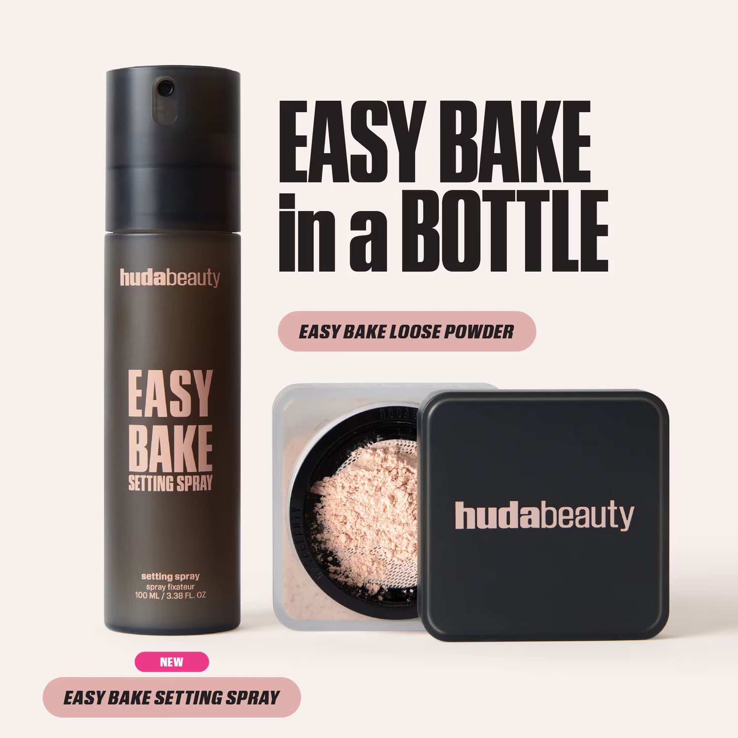 HUDA BEAUTY | Easy Bake Setting Spray (Spray Fijador De Maquillaje)