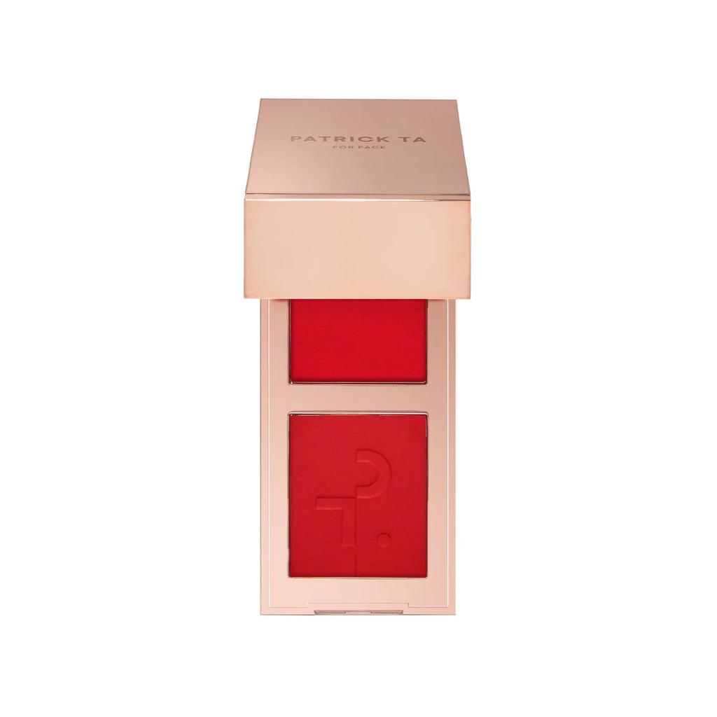 PATRICK TA MINI MAJOR HEADLINES DOUBLE-TAKE CRÈME & POWDER BLUSH DUO