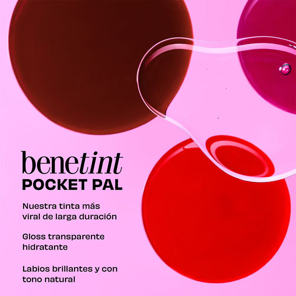 BENEFIT COSMETICS - Benetint Pocket Pal (Tinta y gloss labial de doble punta)
