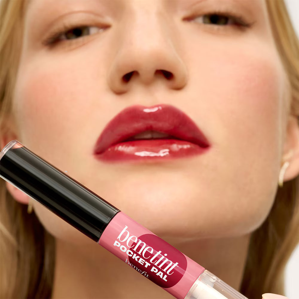 BENEFIT COSMETICS - Benetint Pocket Pal (Tinta y gloss labial de doble punta)