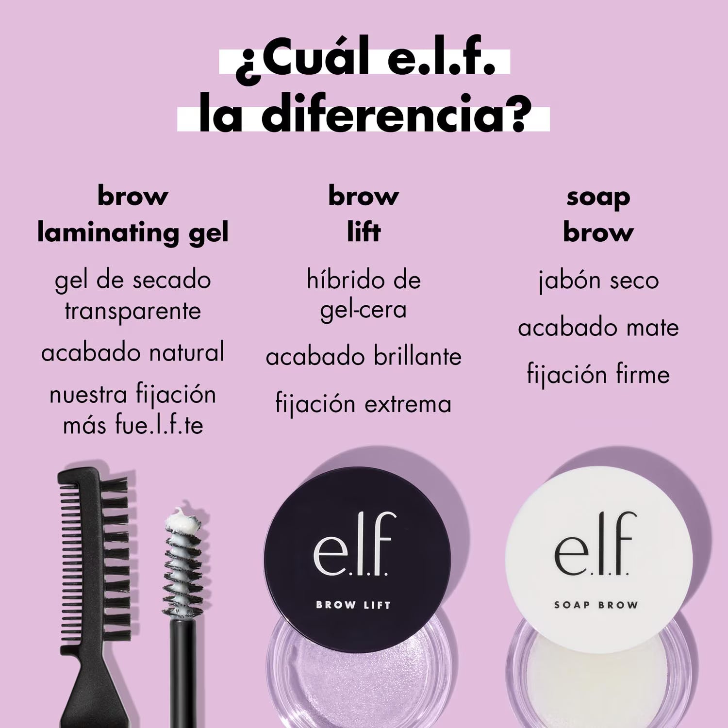 E.l.f. Brow Lift (Fijación Extrema Gel Transparente Para Cejas)