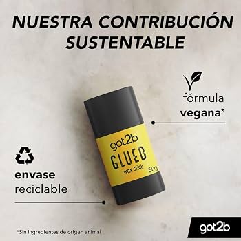Got2b - Cera para cabello Glued Wax Stick 50g