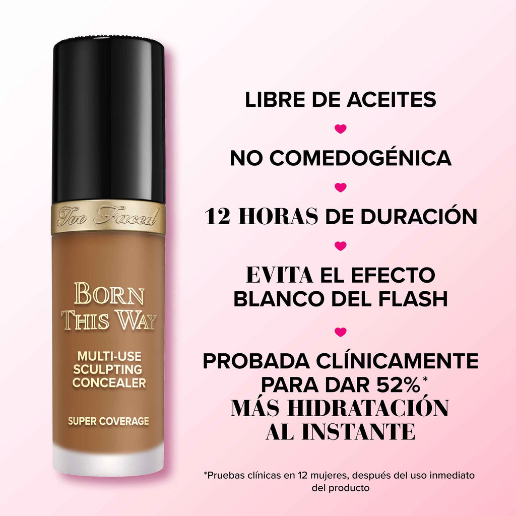 TOO FACED Born This Way Super Coverage Concealer (Corrector De Cobertura Completa)