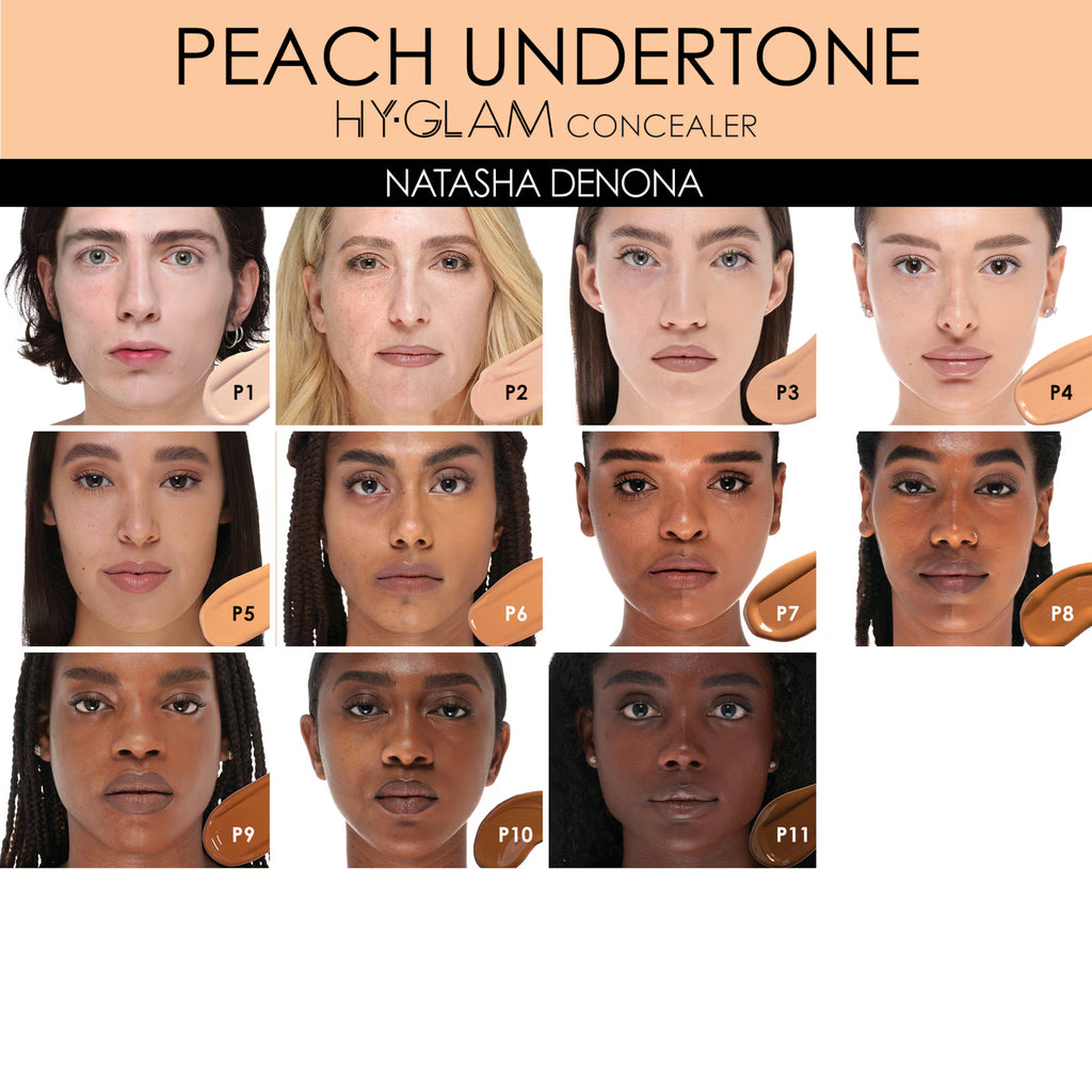 NATASHA DENONA - Hy Glam Brightening & Hydrating Medium to Full Coverage Crease Proof Serum Concealer |Corrector hidratante e iluminador