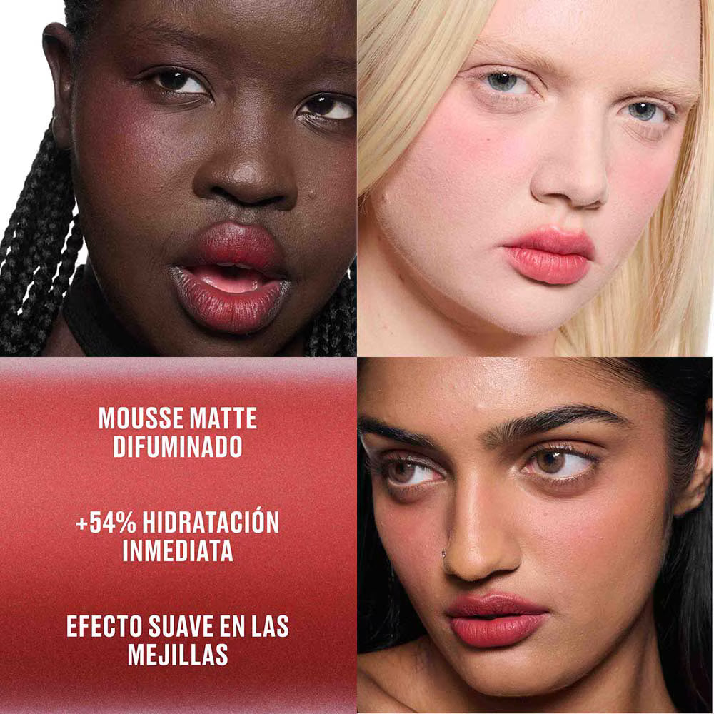 MAC COSMETICS - Powder Kiss Lip + Cheek Mousse | Mousse para labios y mejillas