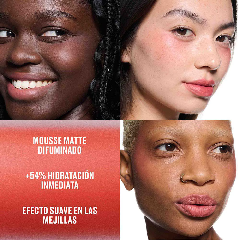 MAC COSMETICS - Powder Kiss Lip + Cheek Mousse | Mousse para labios y mejillas