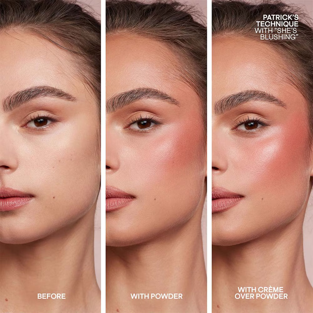 PATRICK TA MINI MAJOR HEADLINES DOUBLE-TAKE CRÈME & POWDER BLUSH DUO