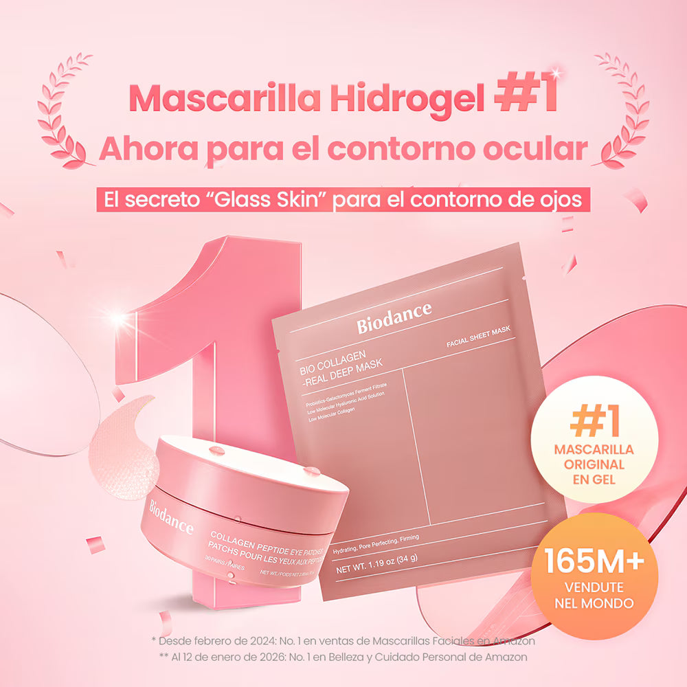 BIODANCE - Collagen Peptide Eye Patches | Parches De Hidrogel Para Ojos Con Colágeno Y Péptidos