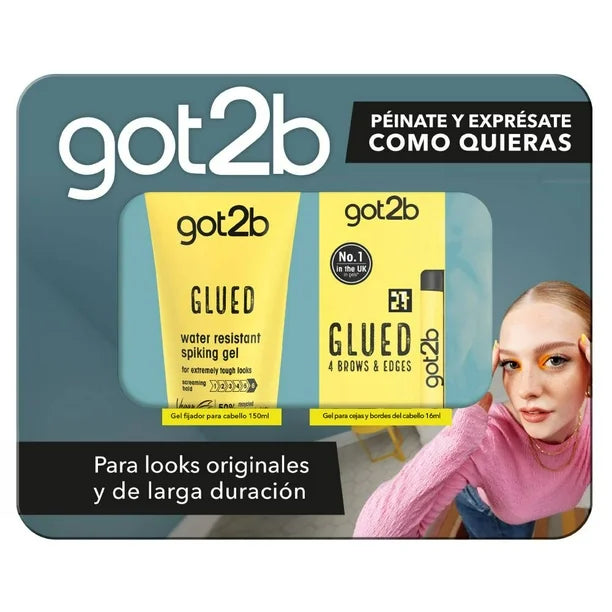 Got2b - Glued pack gel fijador 150ml + gel pa cejas 16ml