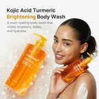 MEDICUBE - Kojic Acid Turmeric Vita Brightening Body Wash | Gel de Ducha Unificador de Tono