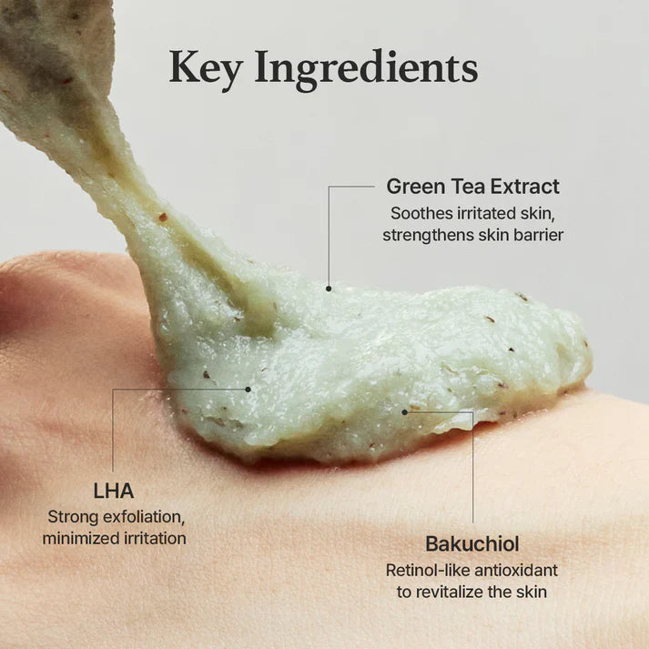 ARENCIA - Green Tea + LHA Deep Pore Rice Cake Cleanser | Limpiador con ácido salicílico 150ml
