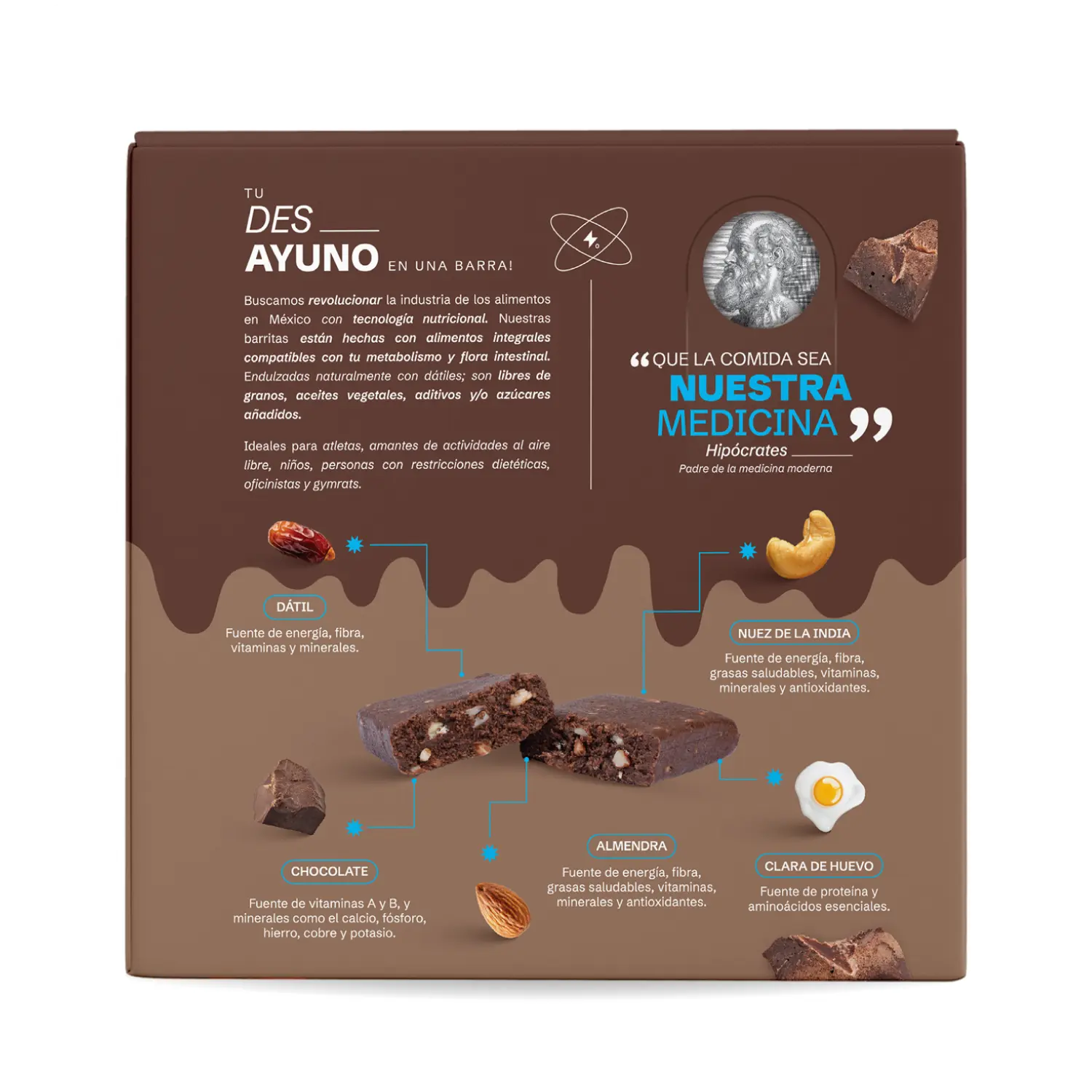 FLORA - Caja de Barritas de Proteína Des_Ayuno