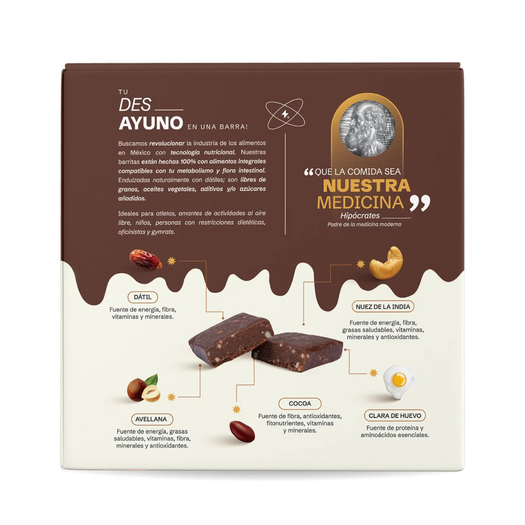 FLORA - Caja de Barritas de Proteína Des_Ayuno