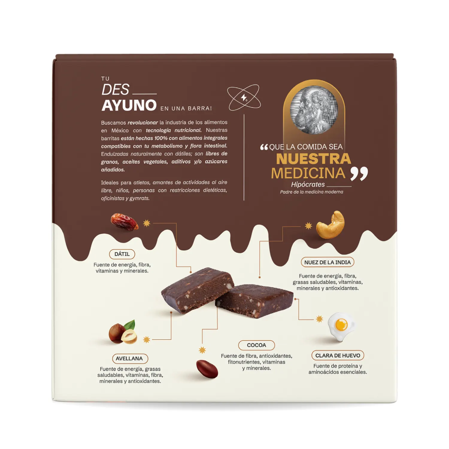 FLORA - Caja de Barritas de Proteína Des_Ayuno
