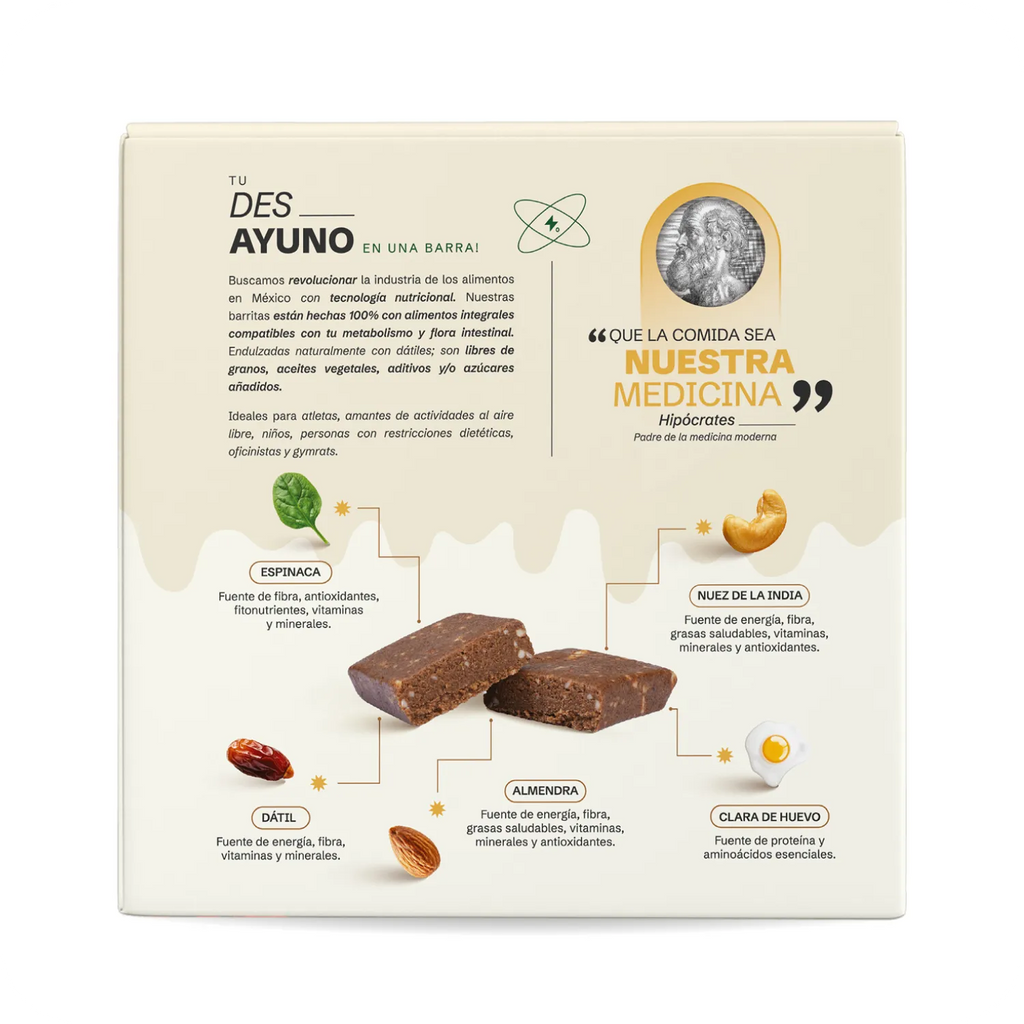 FLORA - Caja de Barritas de Proteína Des_Ayuno