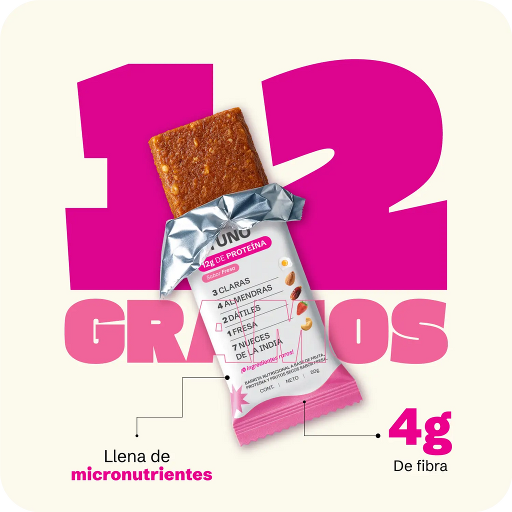 FLORA - Caja de Barritas de Proteína Des_Ayuno