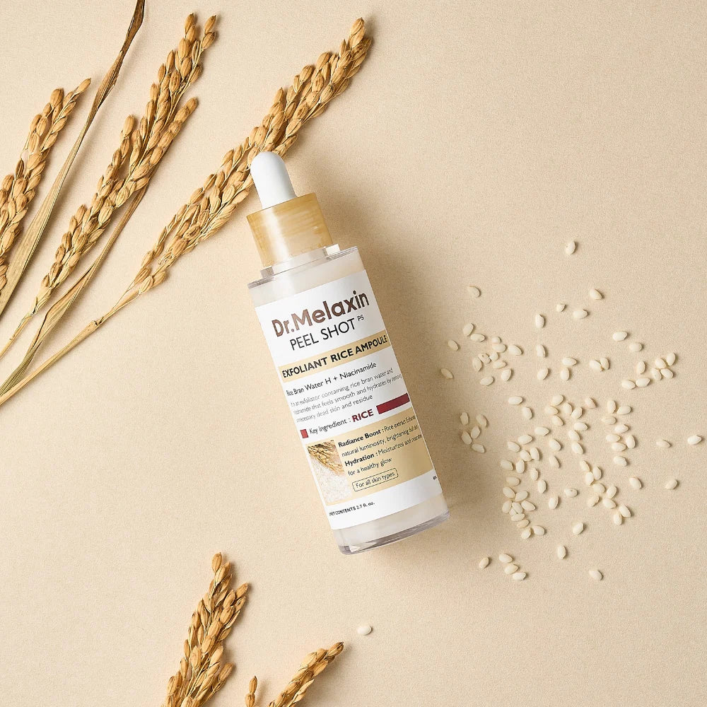 Dr. Melaxin - Peel Shot White Rice | Exfoliante de Arroz Blanco 80 ml