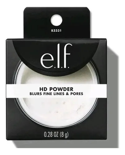 e.l.f. - HD Powder Blurs fine lines & Pores | Polvo fijador suelto y traslucido
