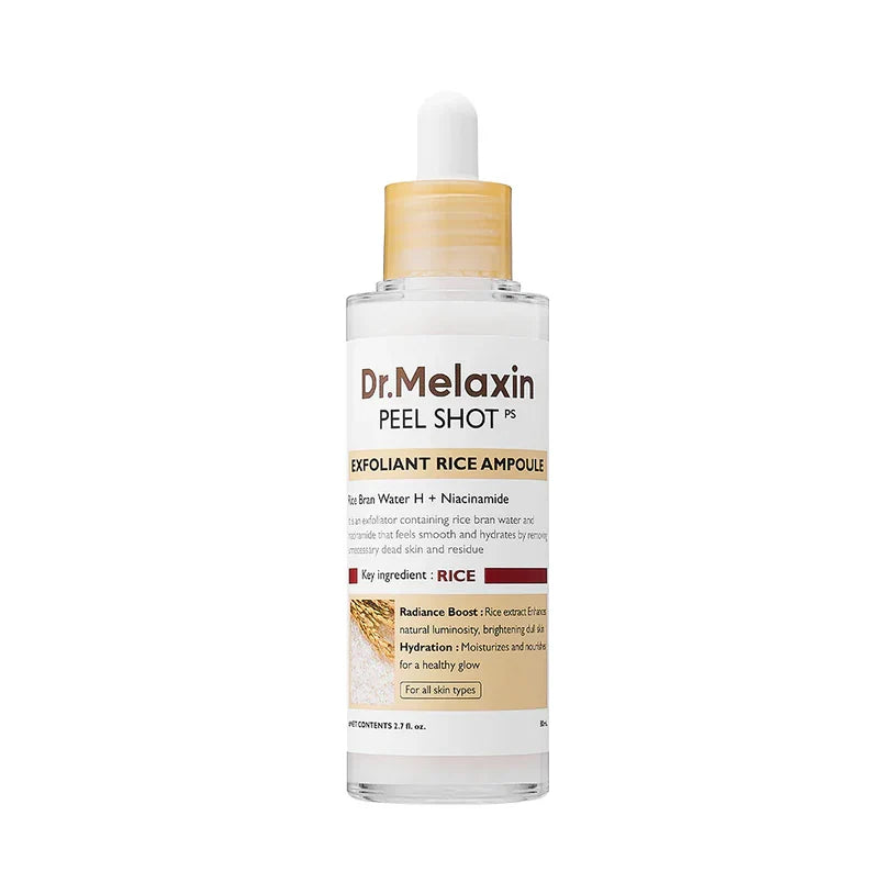 Dr. Melaxin - Peel Shot White Rice | Exfoliante de Arroz Blanco 80 ml