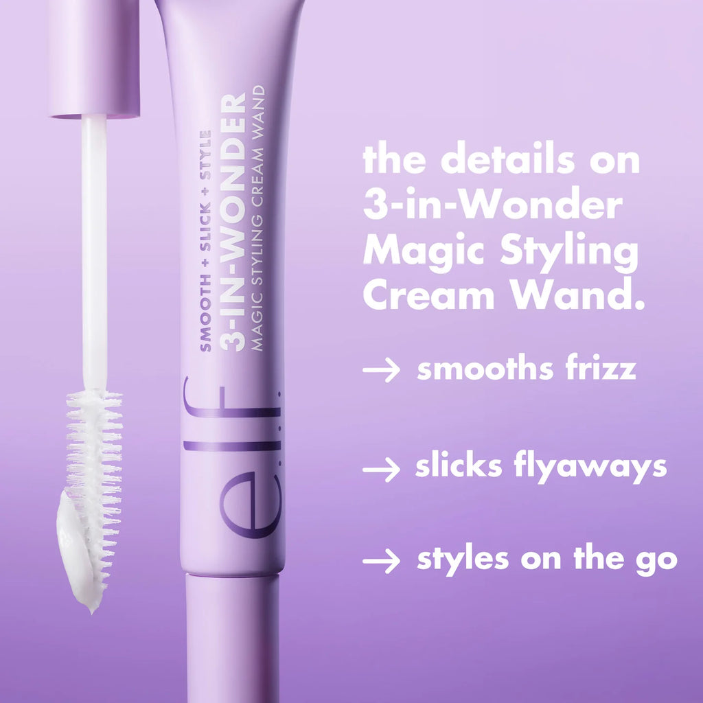 e.l.f. - 3-in-Wonder Magic Styling Cream Wand | Varita de crema de peinado mágica 3 en 1