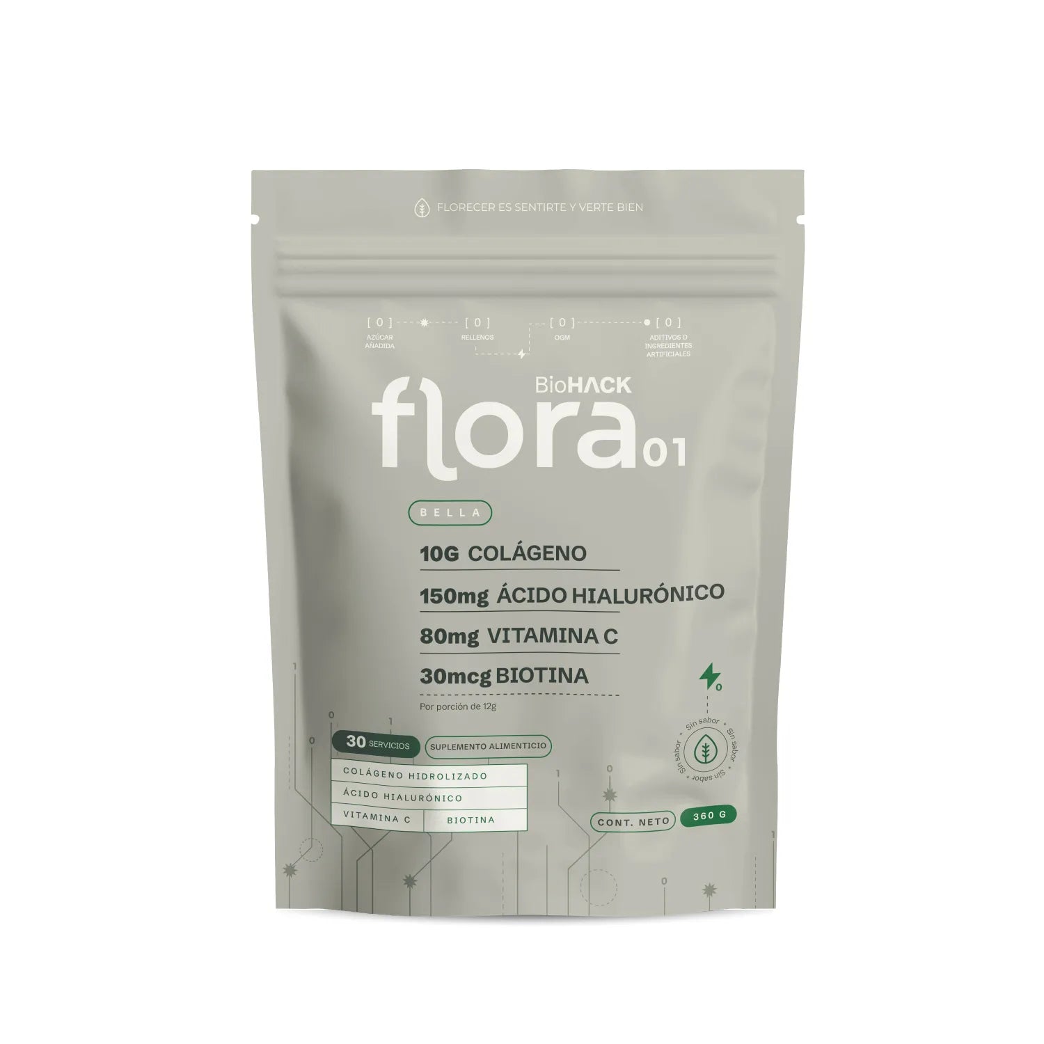 FLORA - Bella Pépticos de Colágeno 360 g
