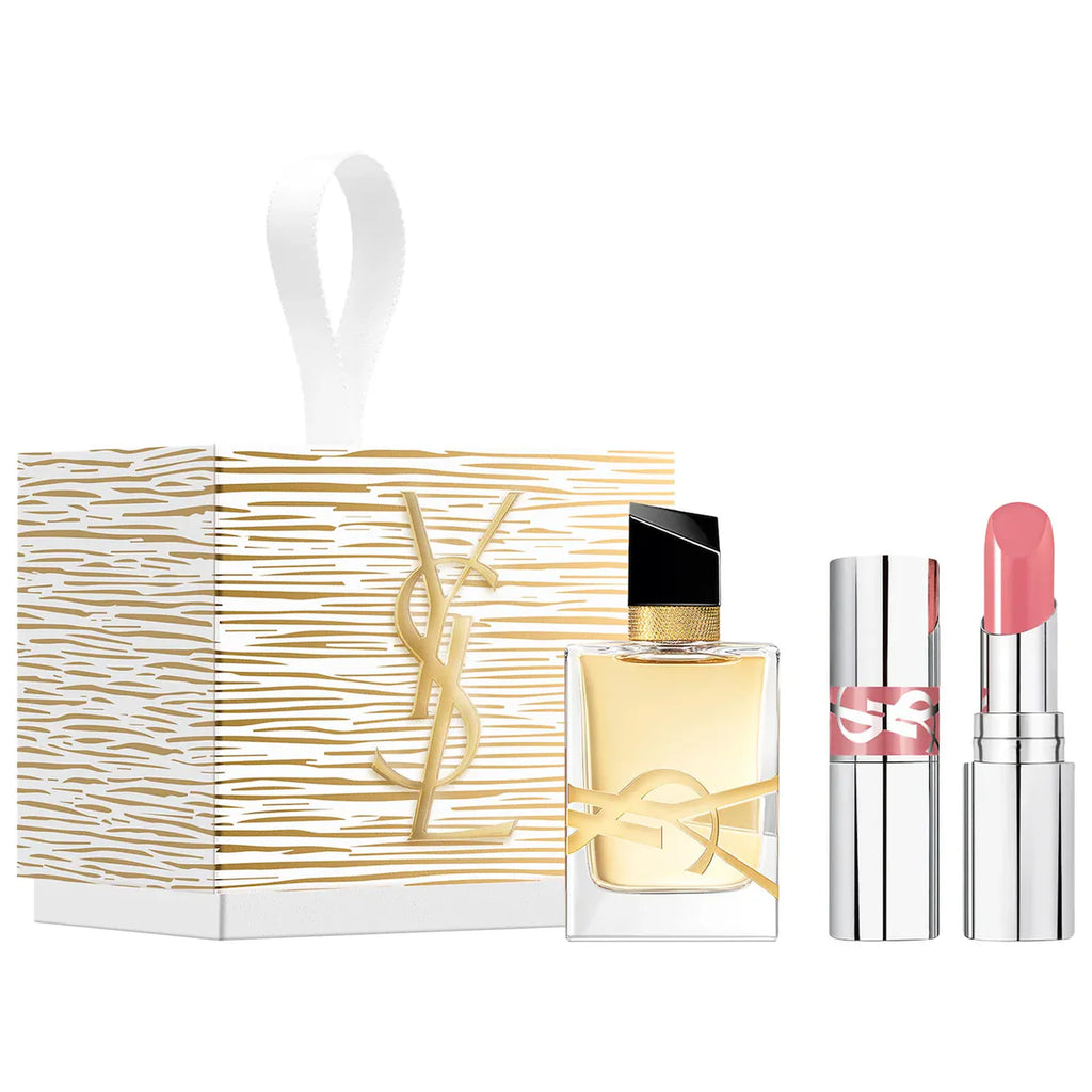 Mini Libre Eau de Parfum + Loveshine Lipstick Duo Gift Set - Yves Saint Laurent | Set de mini perfume y labial YSL