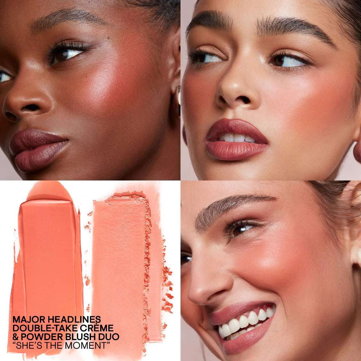 PATRICK TA MAJOR HEADLINES DOUBLE-TAKE CRÈME &
POWDER BLUSH DUO | Rubor en crema y polvo