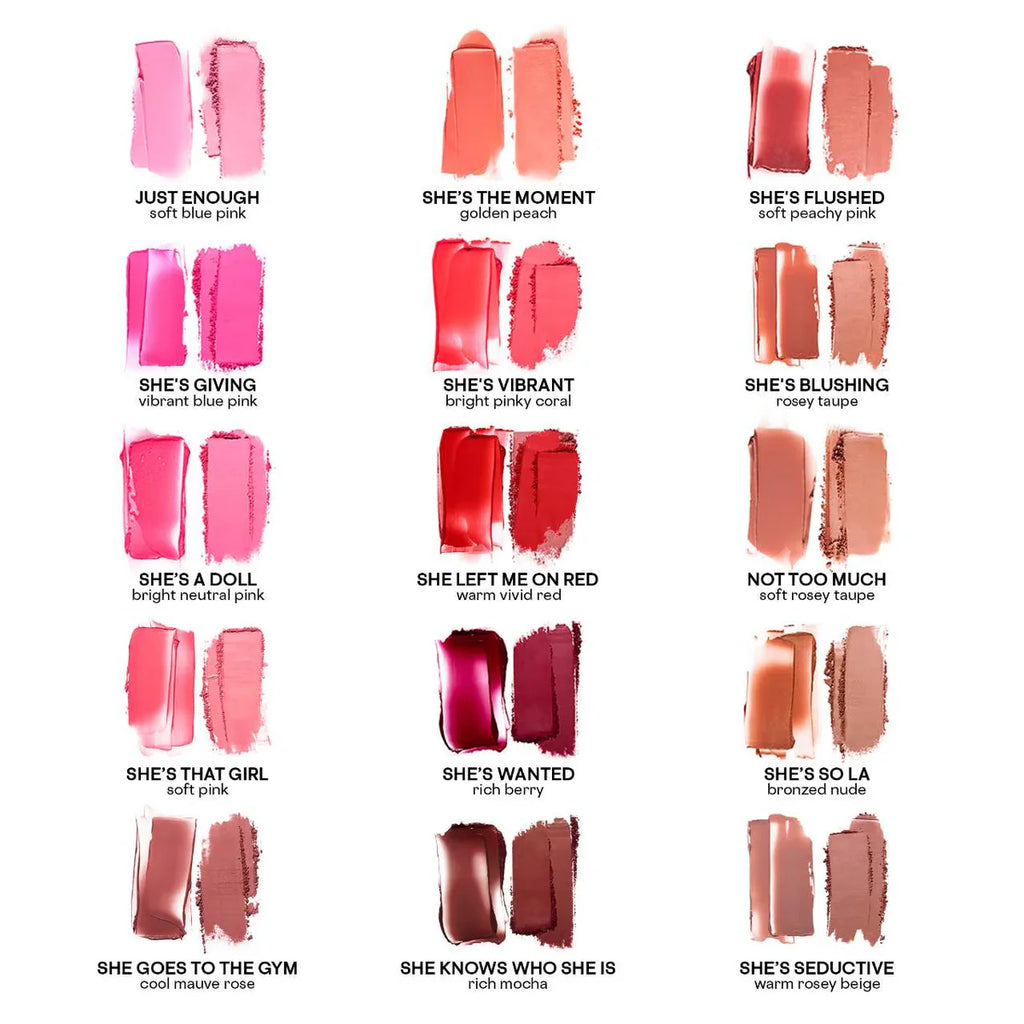 PATRICK TA MAJOR HEADLINES DOUBLE-TAKE CRÈME &
POWDER BLUSH DUO | Rubor en crema y polvo