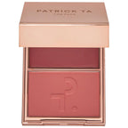 PATRICK TA MAJOR HEADLINES DOUBLE-TAKE CRÈME &
POWDER BLUSH DUO | Rubor en crema y polvo