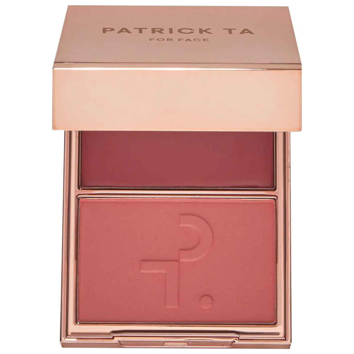 PATRICK TA MAJOR HEADLINES DOUBLE-TAKE CRÈME &
POWDER BLUSH DUO | Rubor en crema y polvo