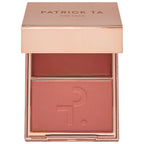 PATRICK TA MAJOR HEADLINES DOUBLE-TAKE CRÈME &
POWDER BLUSH DUO | Rubor en crema y polvo
