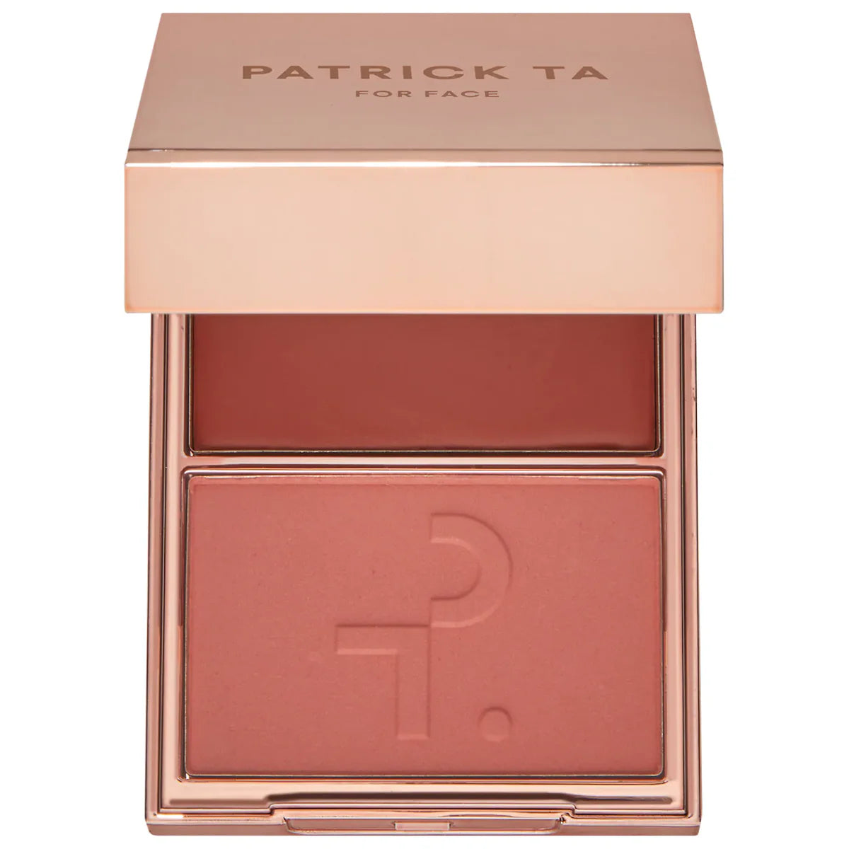 PATRICK TA MAJOR HEADLINES DOUBLE-TAKE CRÈME &
POWDER BLUSH DUO | Rubor en crema y polvo