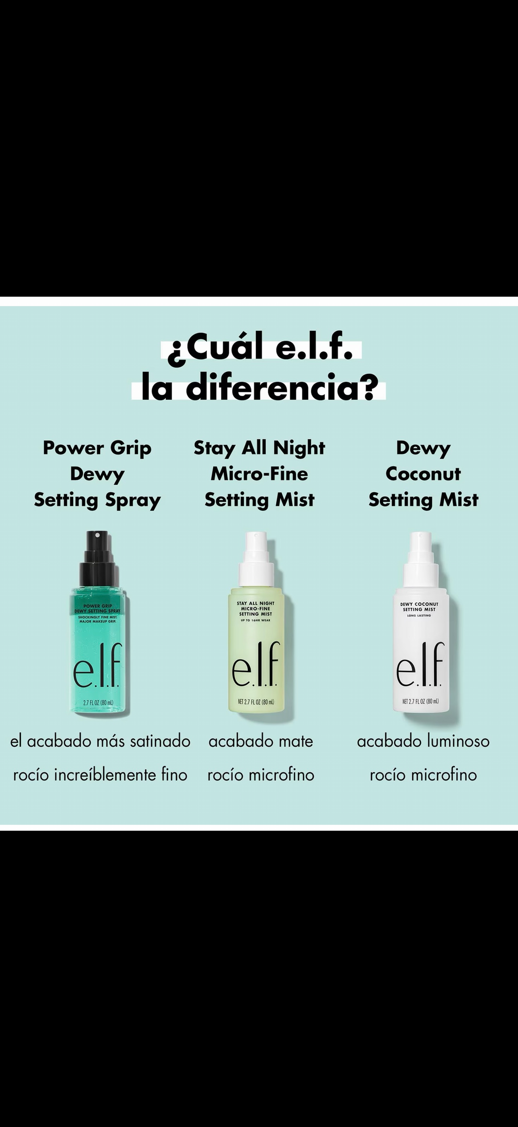 e.l.f. Cosmetics - Dewy Setting Mist | Spray fijador hidratante