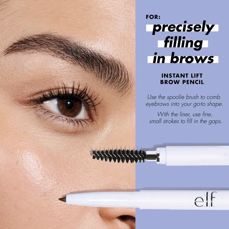 e.l.f. - Instant Lift Brow Pencil | Lápiz de cejas de doble extremo con punta de precisión
