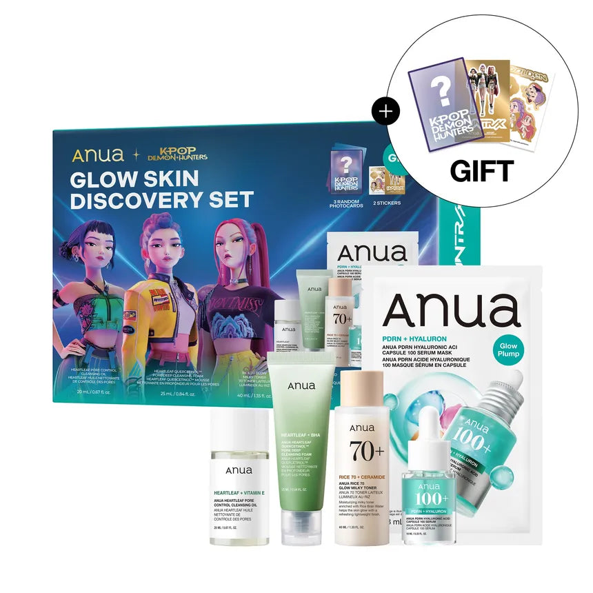 ANUA - Glow Skin Discovery Set | Set de descubrimiento