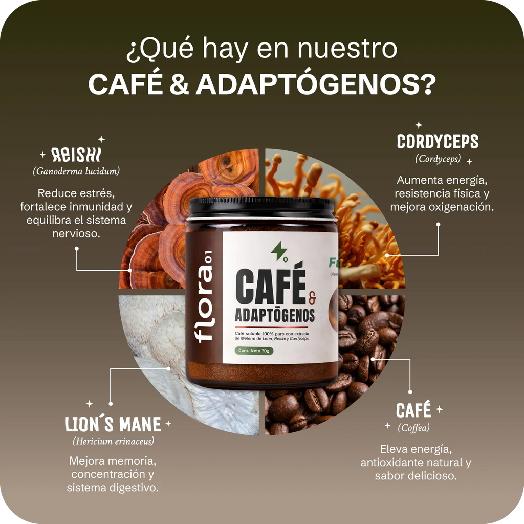 FLORA - Café & Adaptógenos