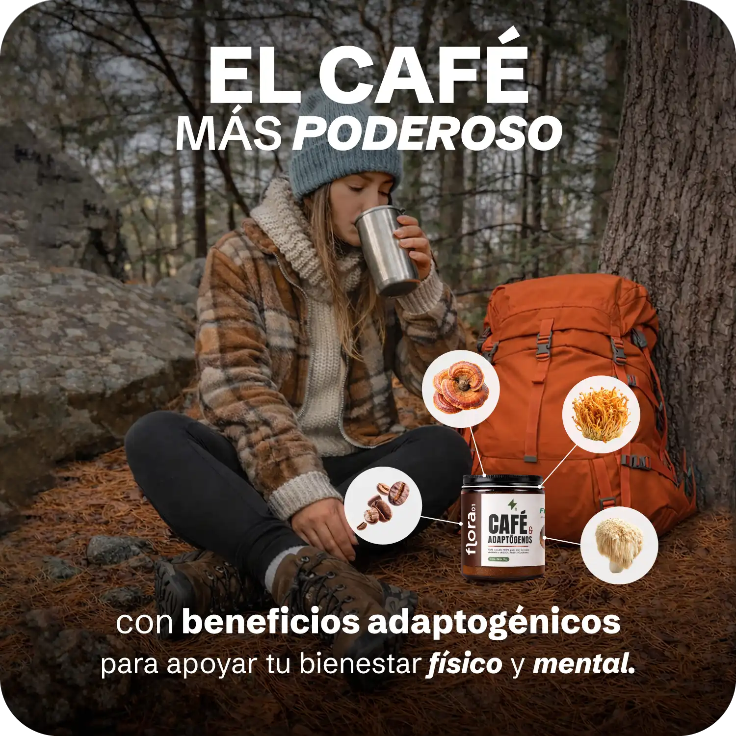 FLORA - Café & Adaptógenos