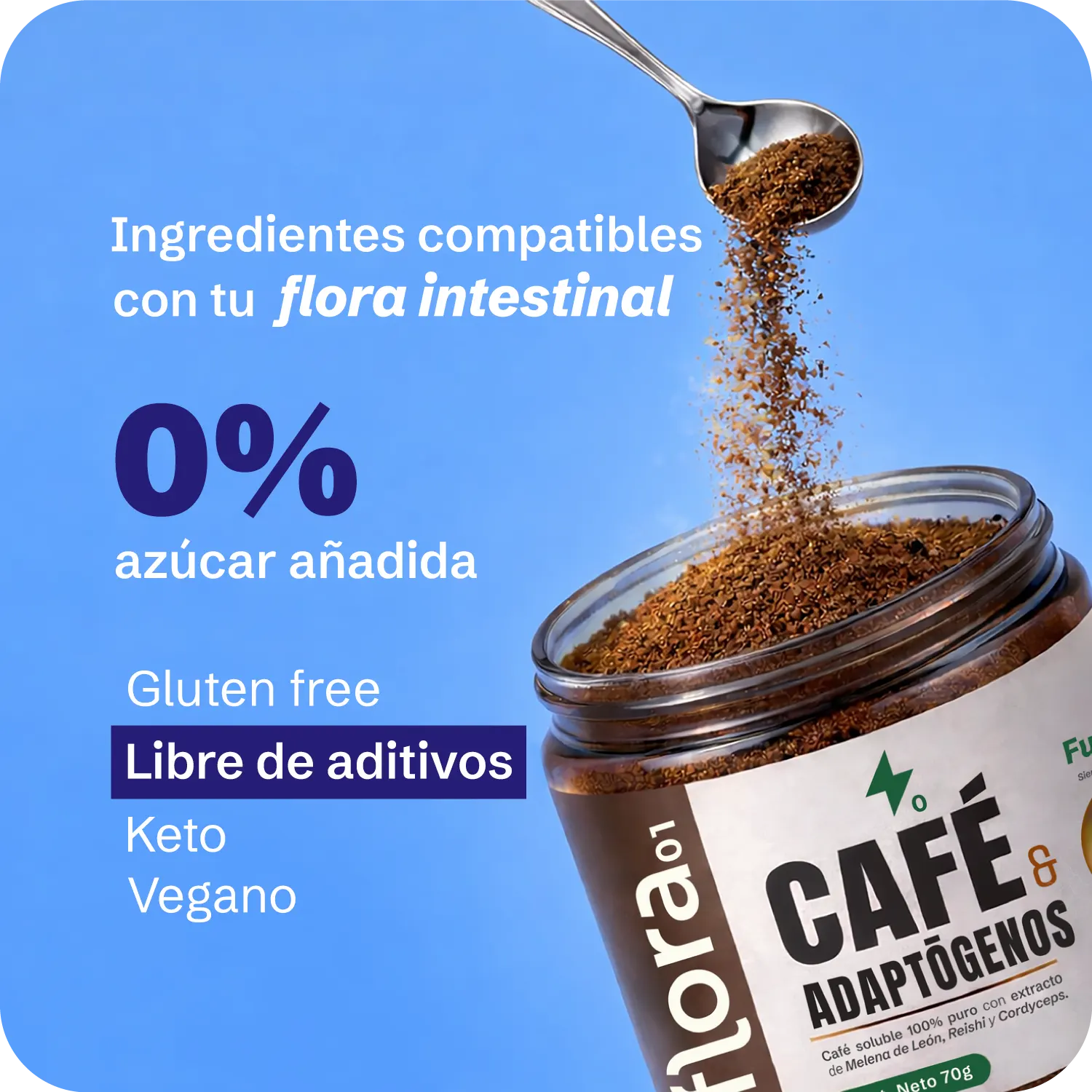 FLORA - Café & Adaptógenos