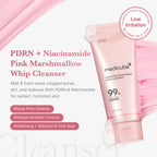 MEDICUBE - PDRN Pink Niacinamide Whip Cleanser | Limpiador con niacinamida tipo crema batida