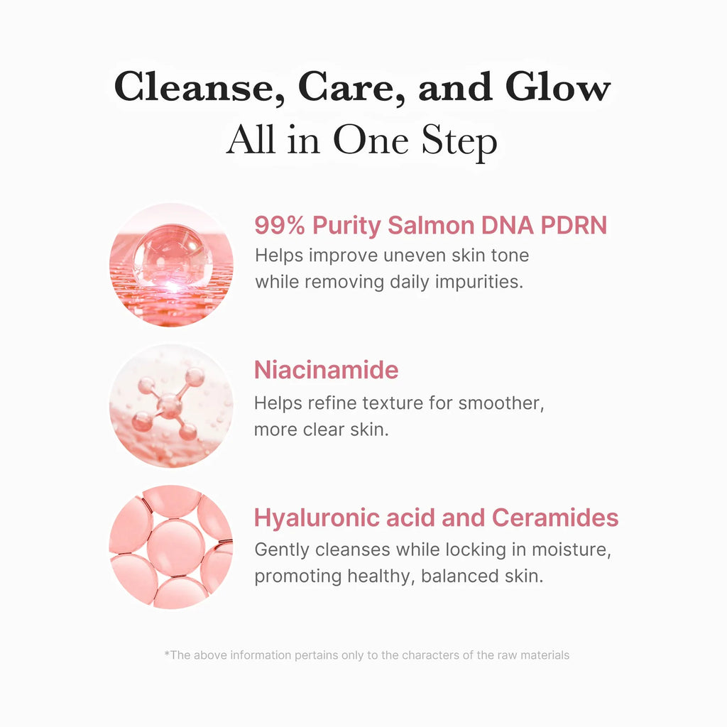 MEDICUBE - PDRN Pink Niacinamide Whip Cleanser | Limpiador con niacinamida tipo crema batida
