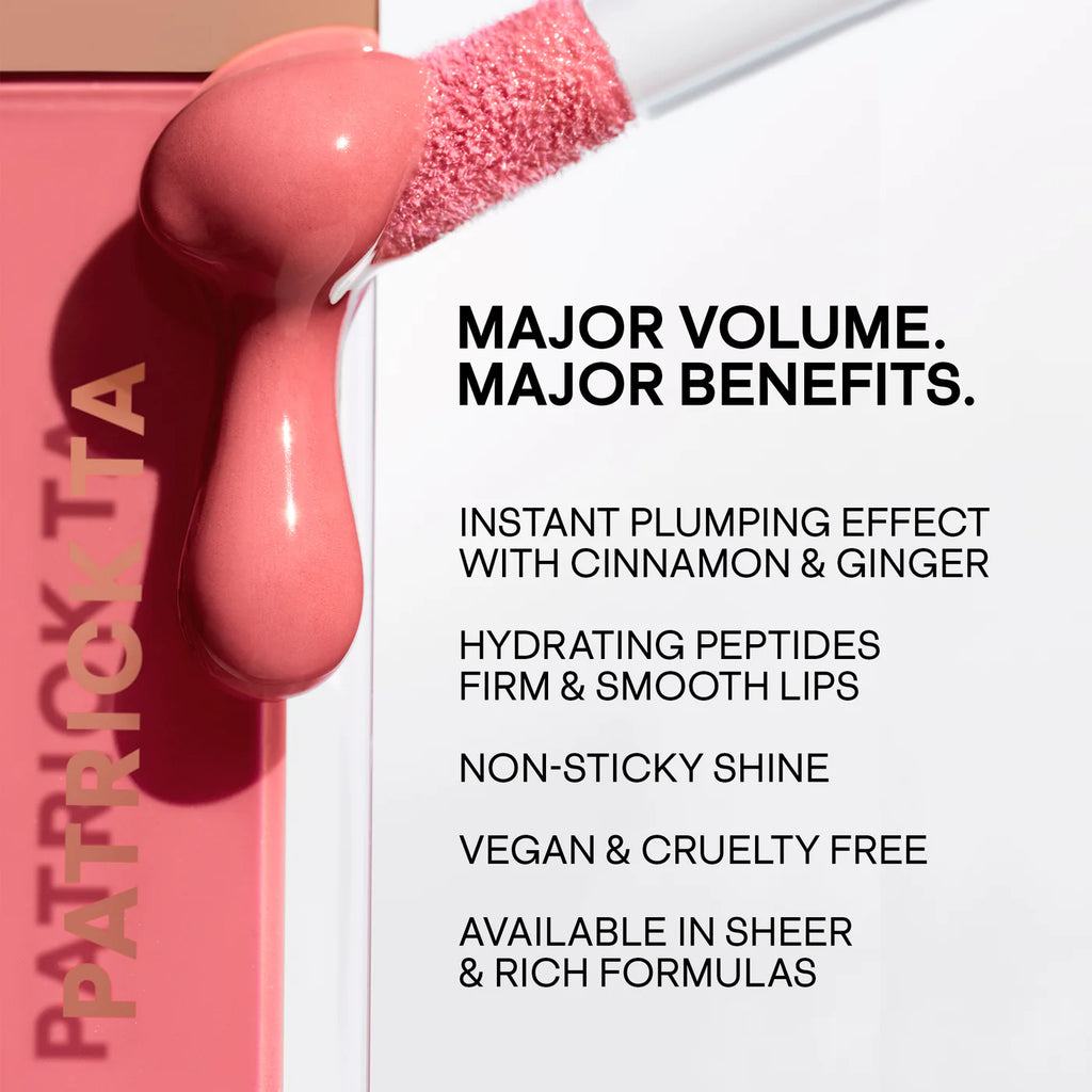 PATRICK TA MINI MAJOR VOLUME PLUMPING LIP GLOSS