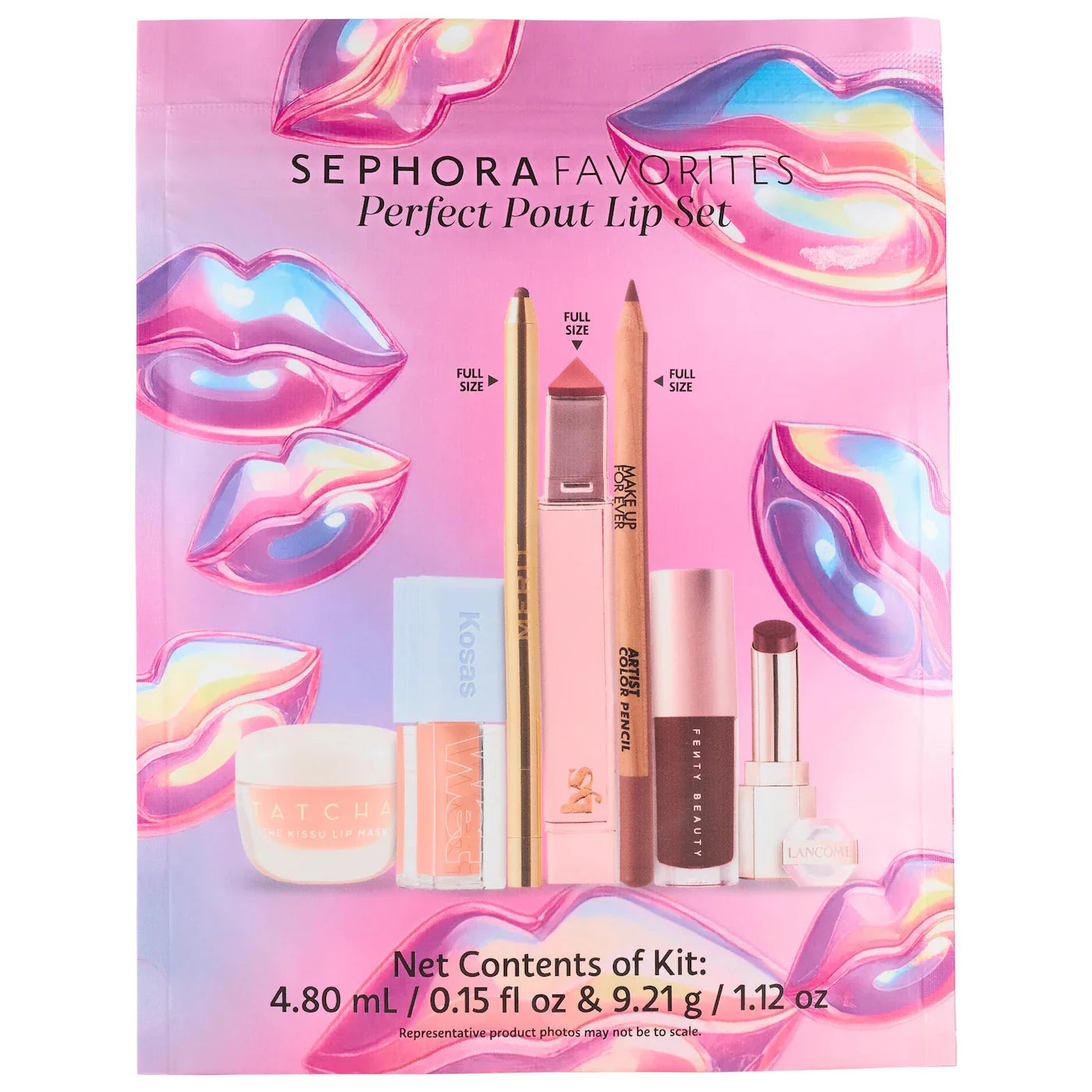 Sephora Favorites - Perfect Pout Makeup Lip Value Set | Set Ed. Limitada 7 pz para labios