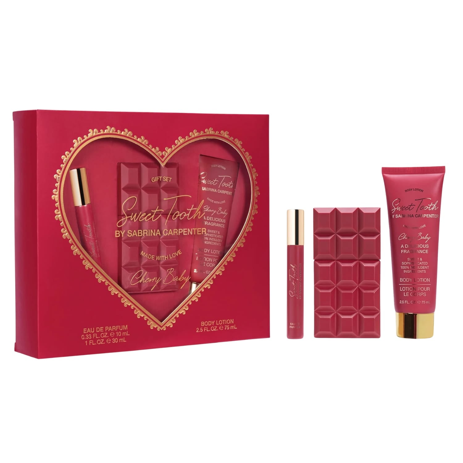 Sabrina Carpenter Sweet Tooth Cherry Baby Gift Perfume Set