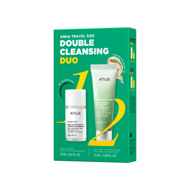 Anua - Double Cleansing Duo | Kit de Viaje Set de Doble Limpieza