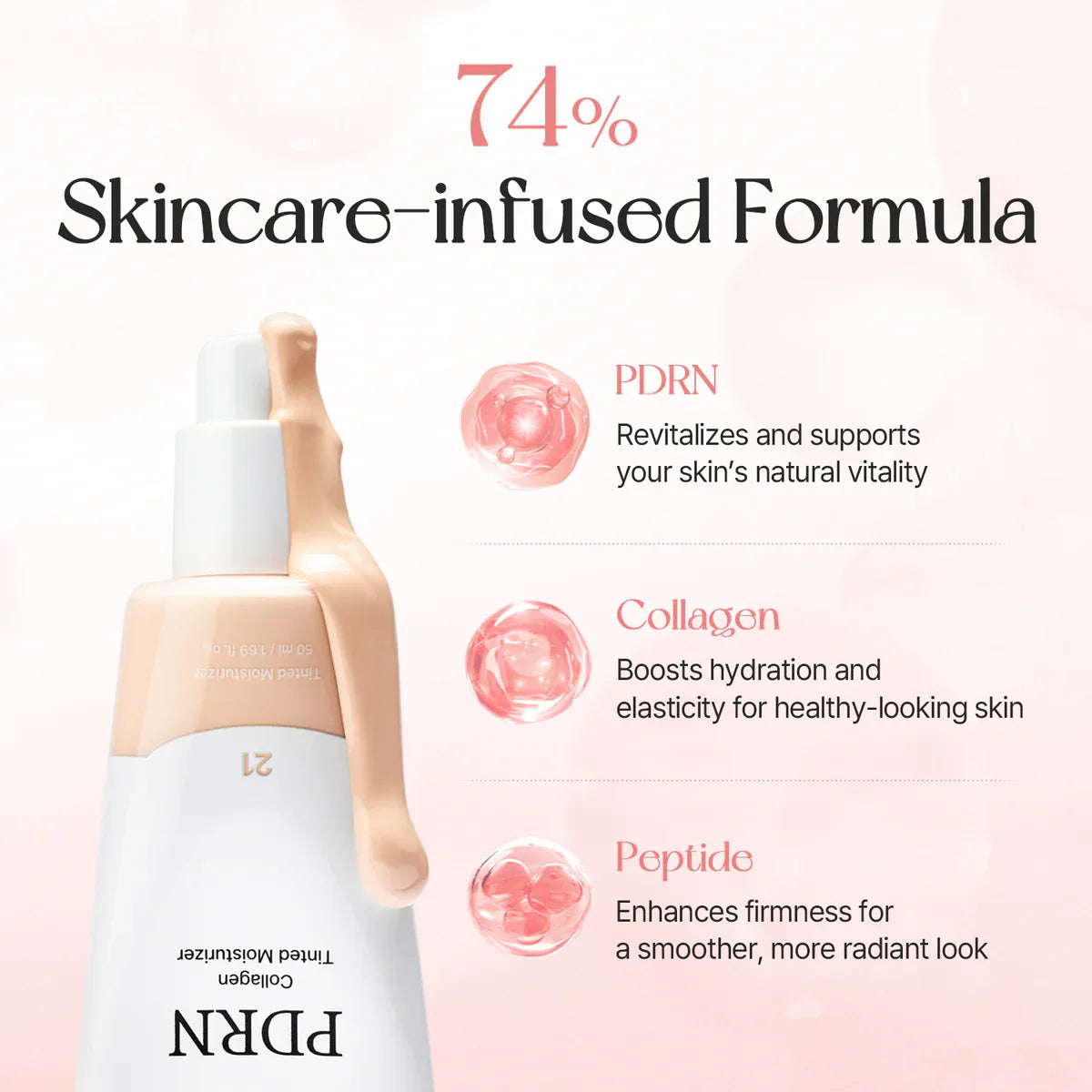 MIXSOON - PDRN Collagen Tinted Moisturizer | Tinta facial hidratante