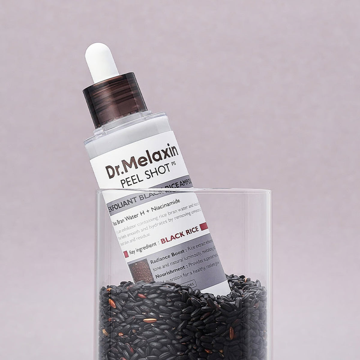 Dr. Melaxin - Peel Shot Black Rice 80 ml | Tratamiento exfoliante