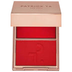 PATRICK TA MAJOR HEADLINES DOUBLE-TAKE CRÈME &
POWDER BLUSH DUO | Rubor en crema y polvo