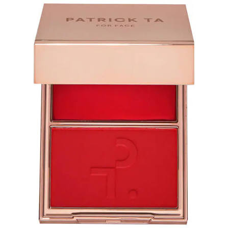 PATRICK TA MAJOR HEADLINES DOUBLE-TAKE CRÈME &
POWDER BLUSH DUO | Rubor en crema y polvo